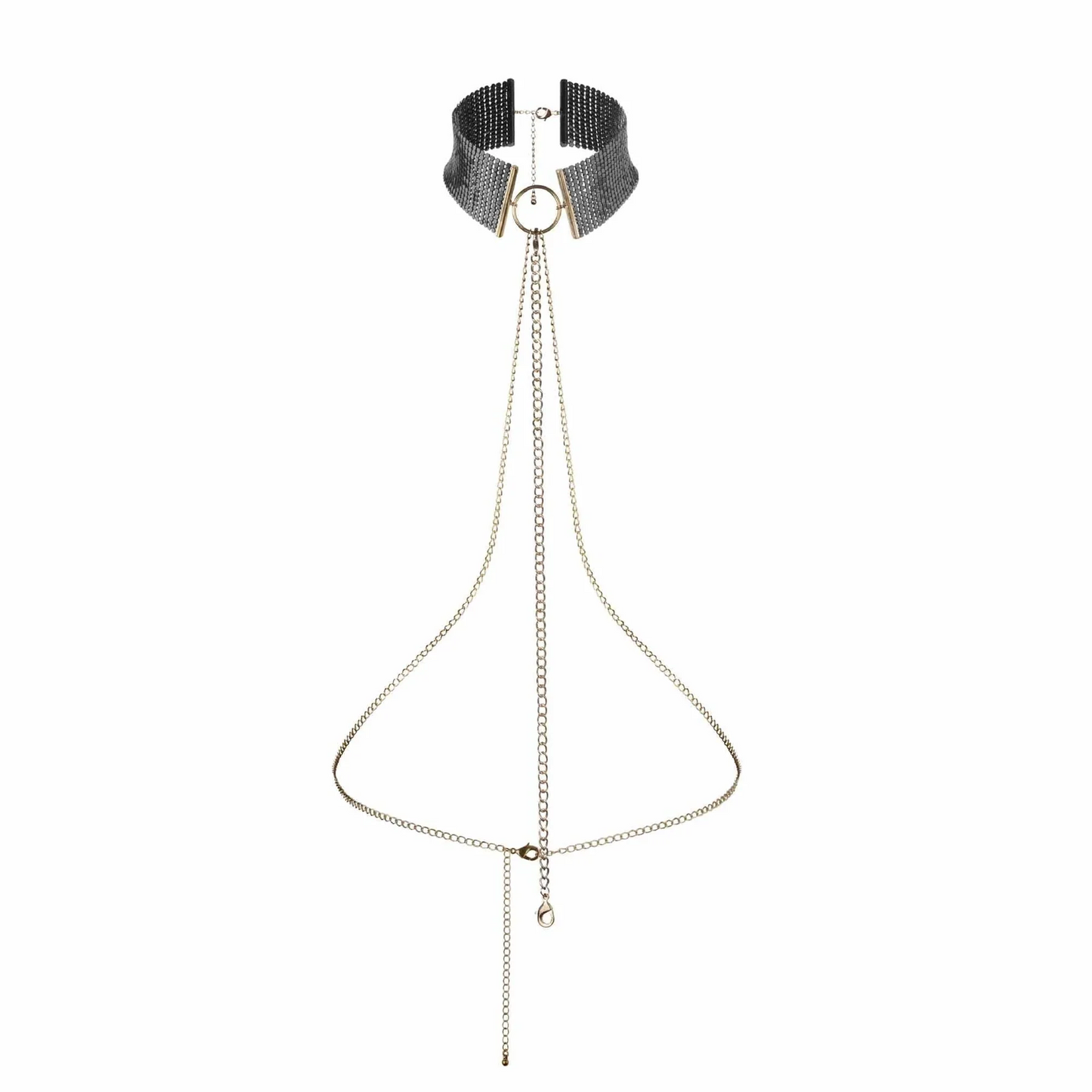 Desir Metallique Mesh Collar and Body Chain