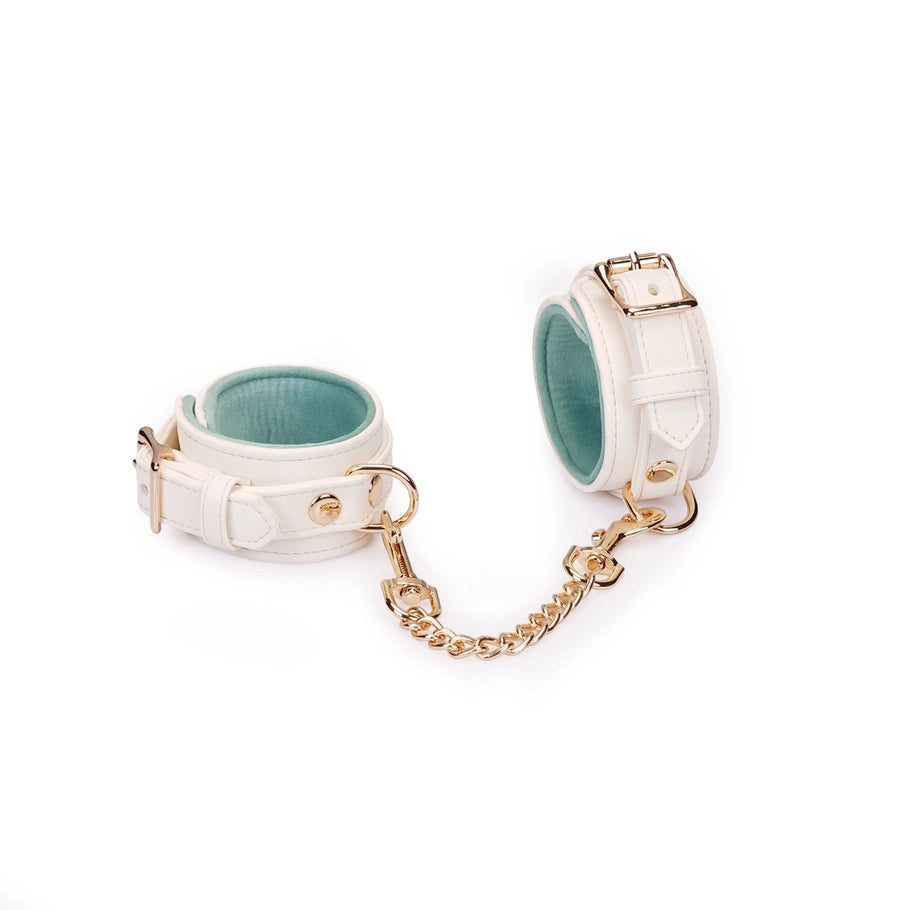 Plush Velour Creamy Ankle Cuffs