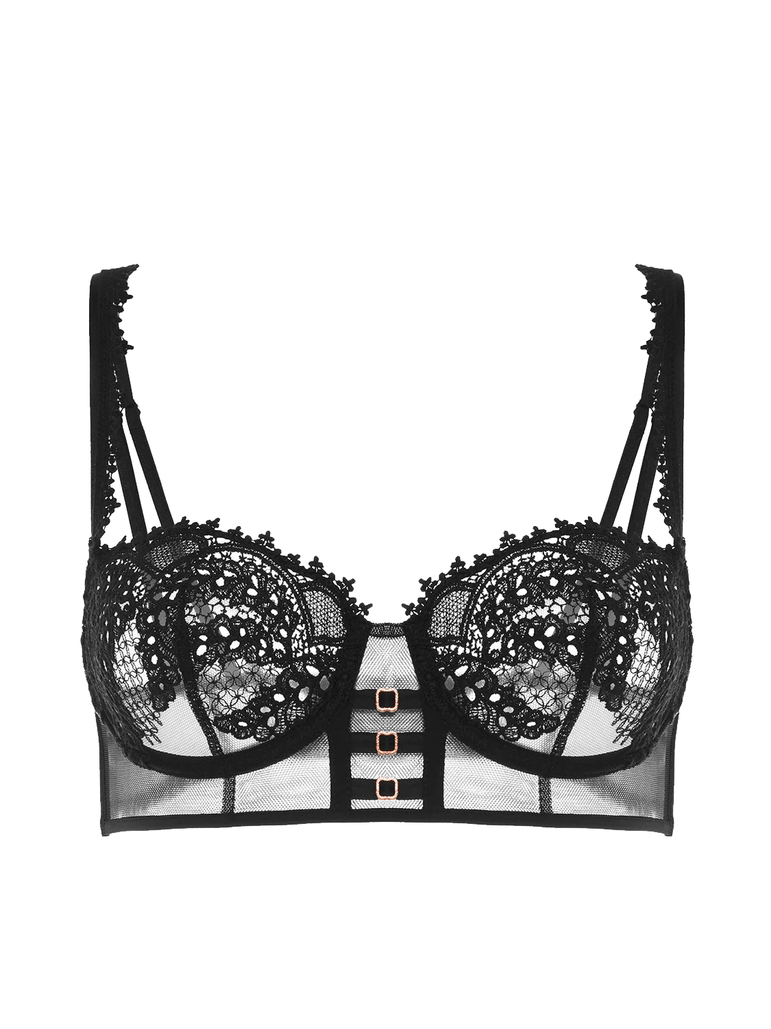 Mystic Half Cup Bra Black