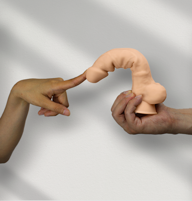 Adam Small Suction Dildo