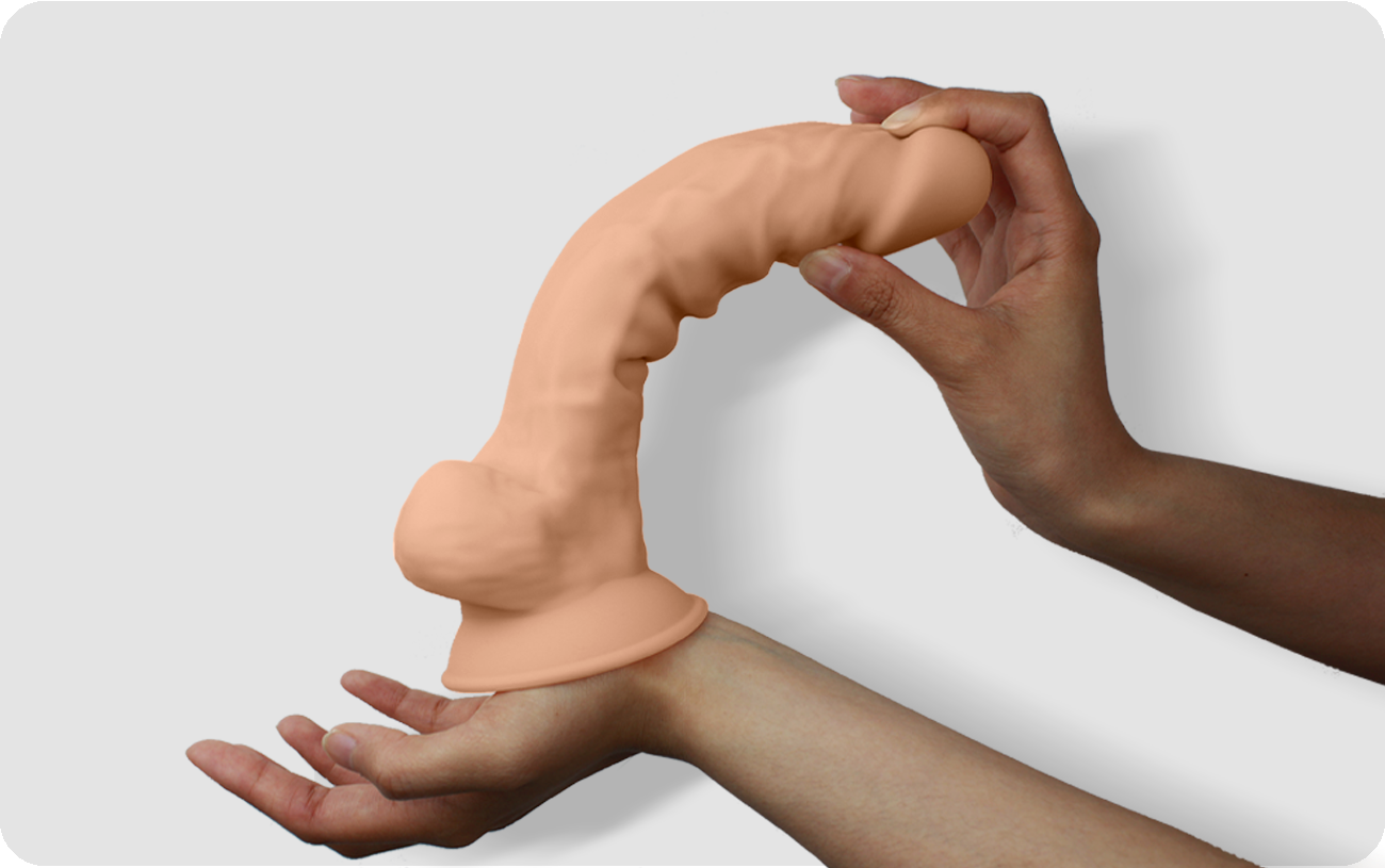 Adam Large Suction Dildo