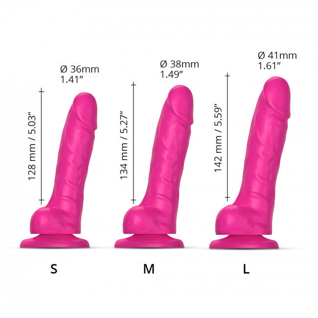 Sliding Skin Realistic Dildo Pink