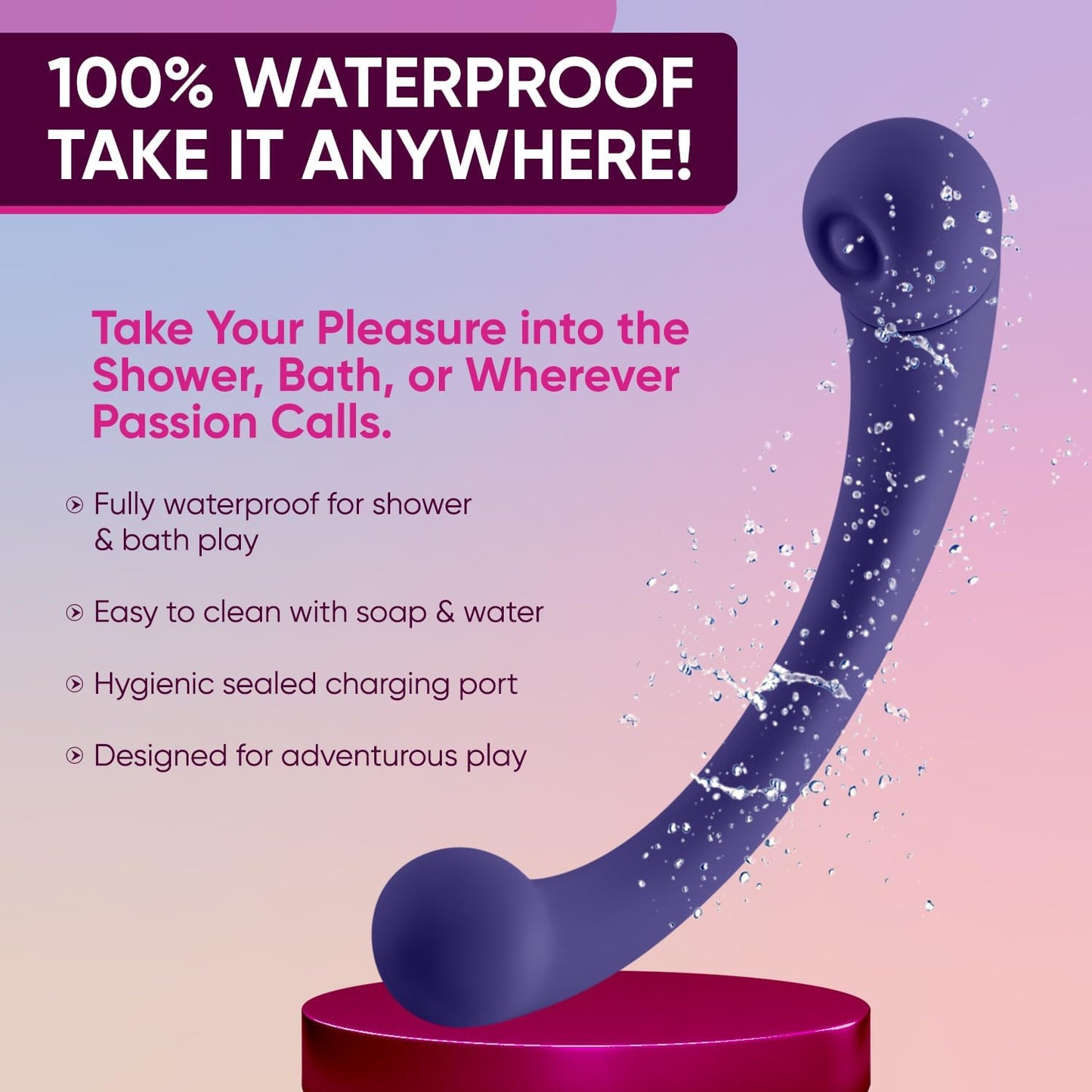 Aluna Dual-Stimulating Arc Vibrator