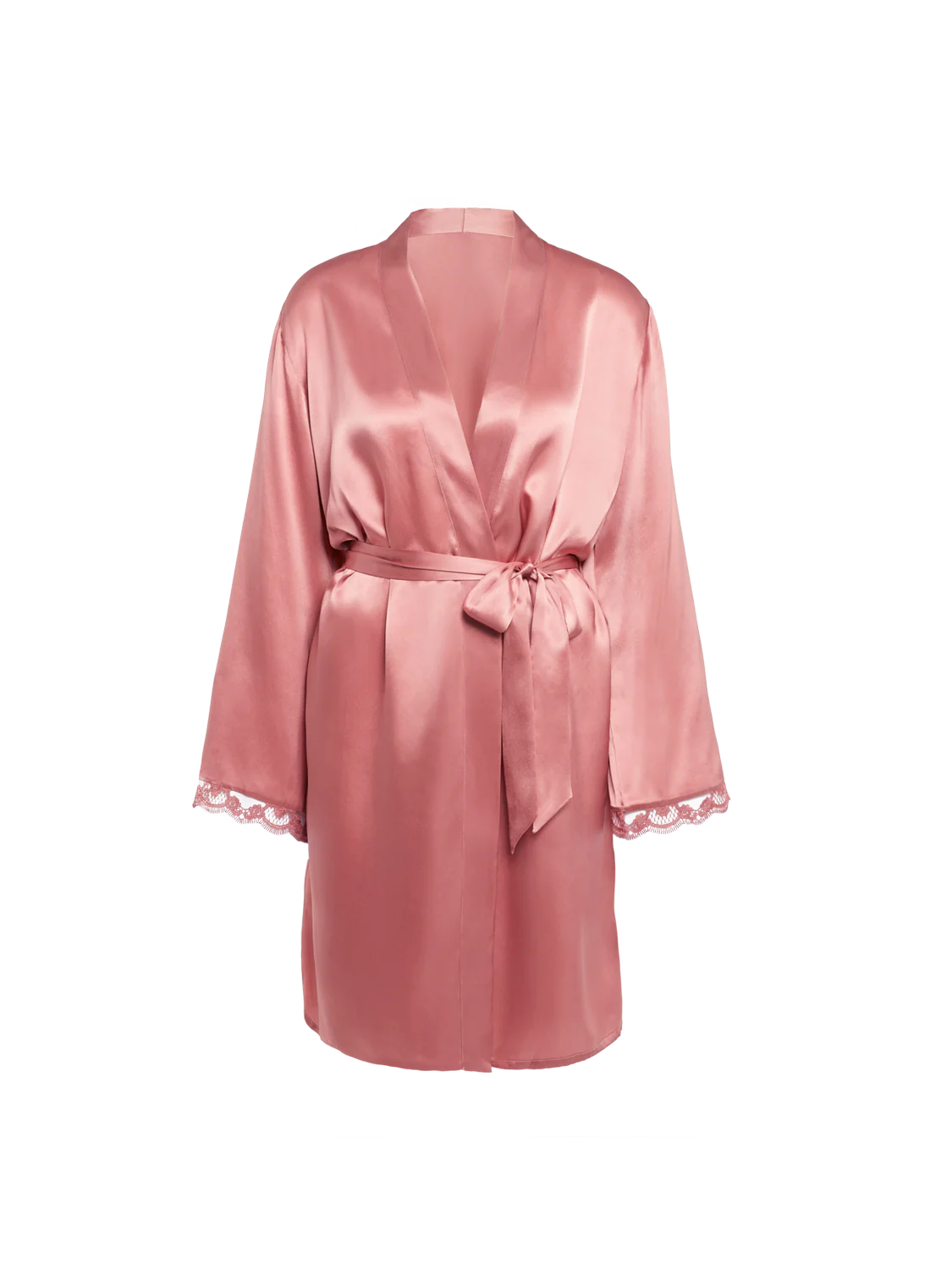 Love Me Silk Kimono Smokey Pink