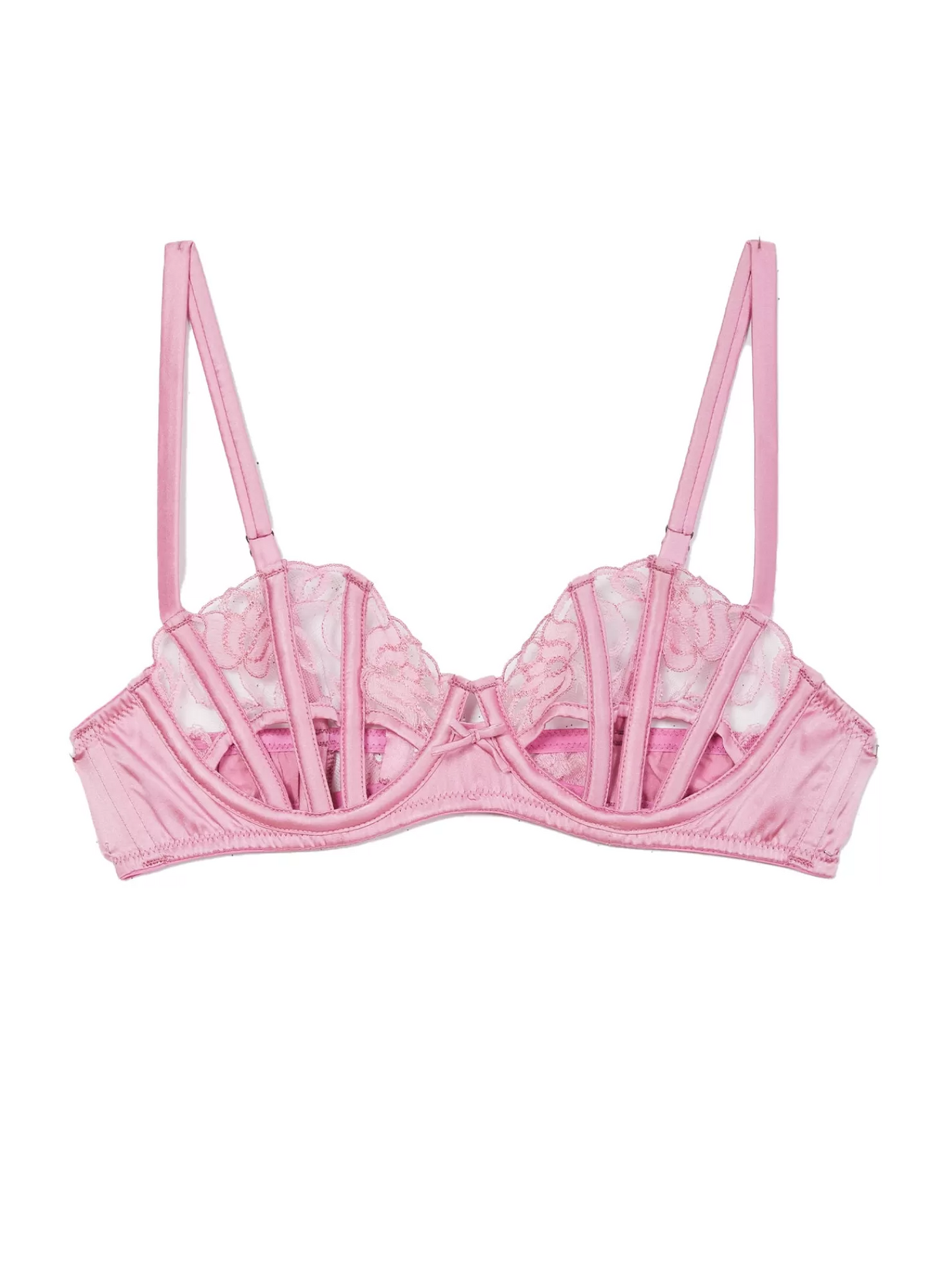 Fleur Du Mal Bella Embroidery Cutout Bra