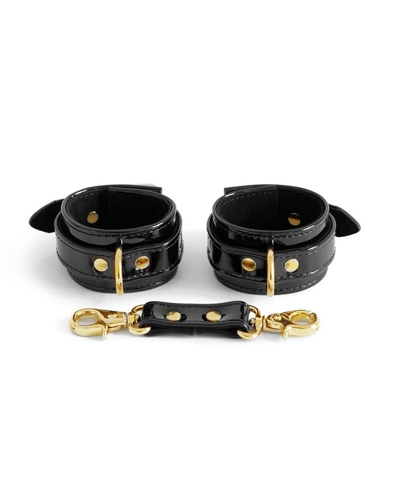 Dita Wrist Cuffs Patent Black