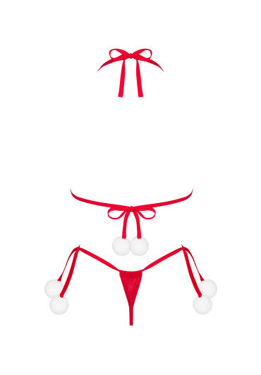 Santa's Sexy Helper Bikini Set One Size