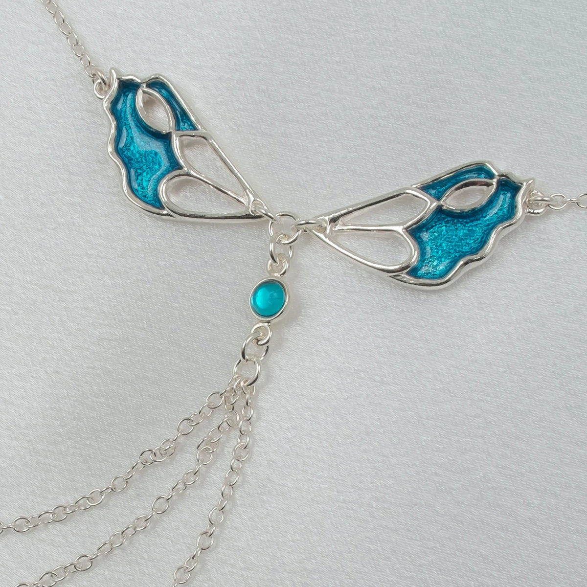 Sterling Silver Butterfly Waist Chain