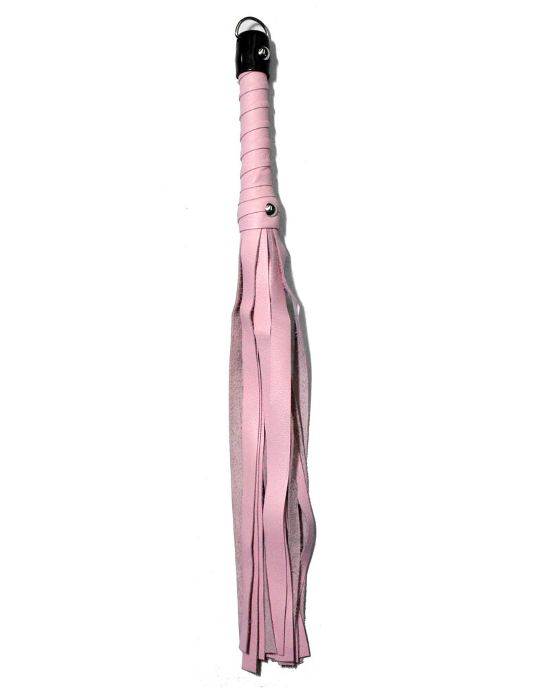Baby Pink Classic Leather Flogger