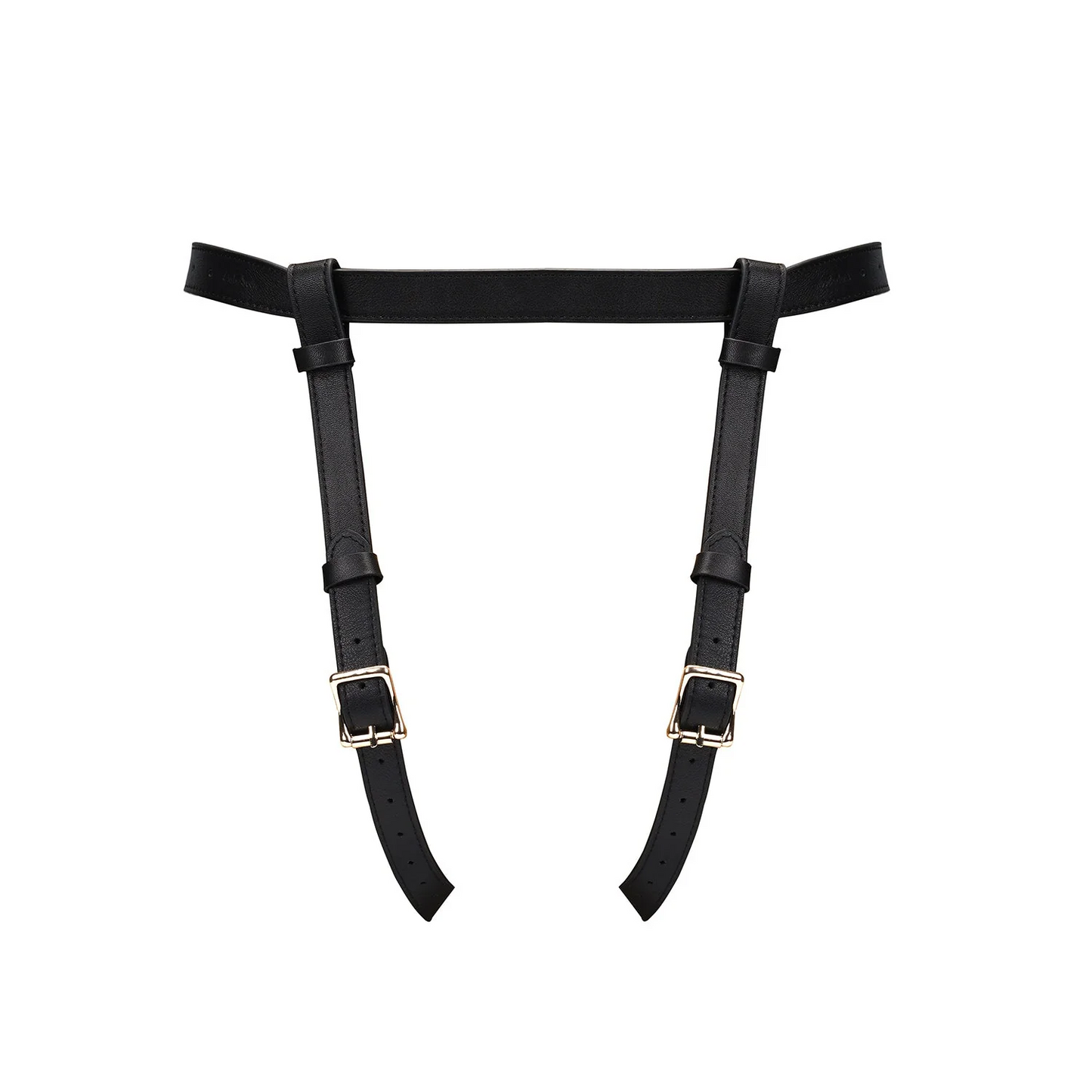 Dark Secret Deluxe Leather Strap-On Harness