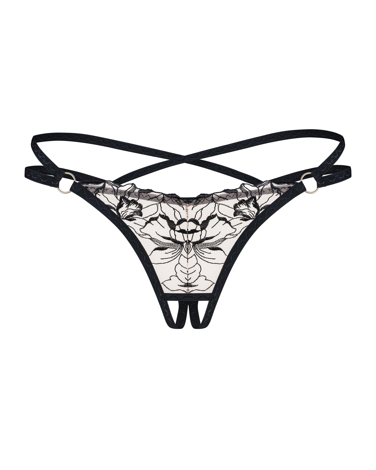 Vila Blanes Open-Crotch Thong