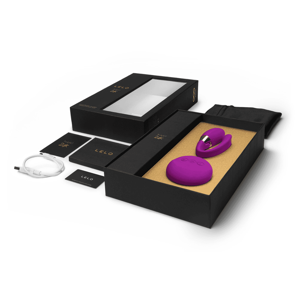 Lelo Tiani 24K Couples Vibrator Deep Rose