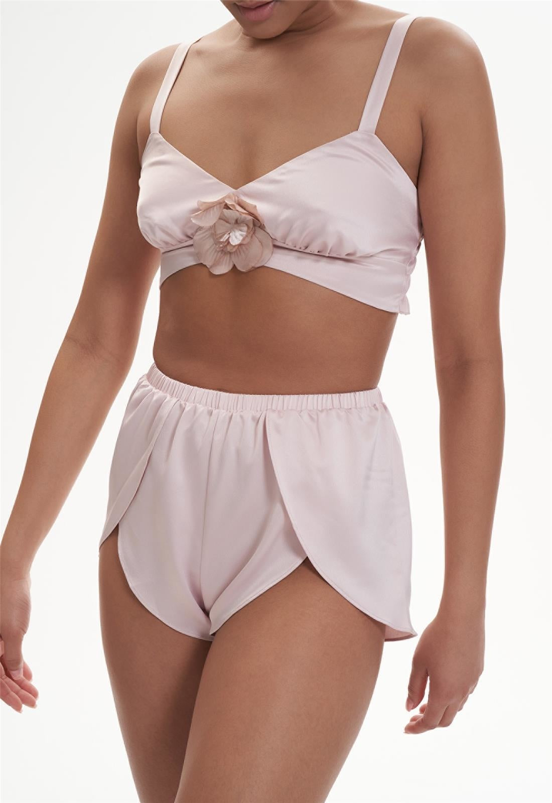 Tania Bralette & Short Set Sepia Rose