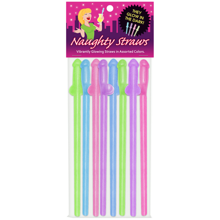 Naughty Glow Straws