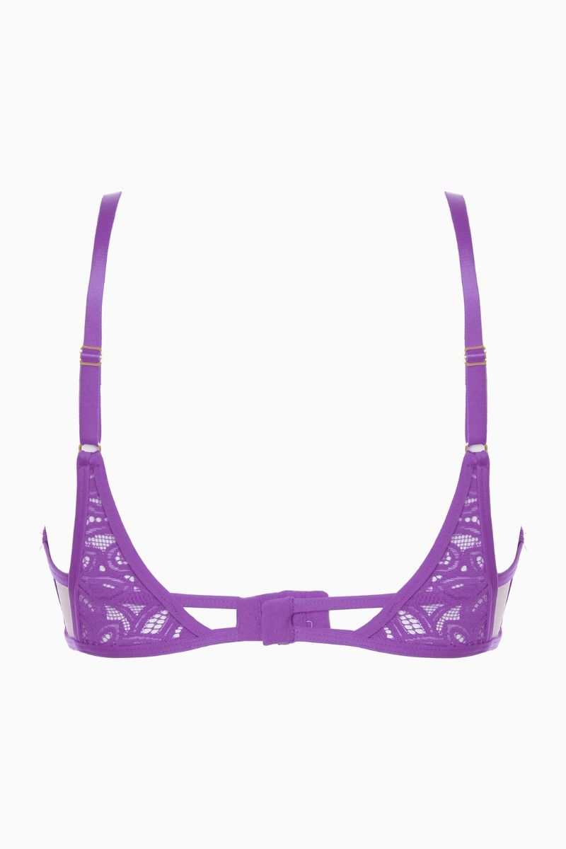 Purple Rain Push Up Bra Purple
