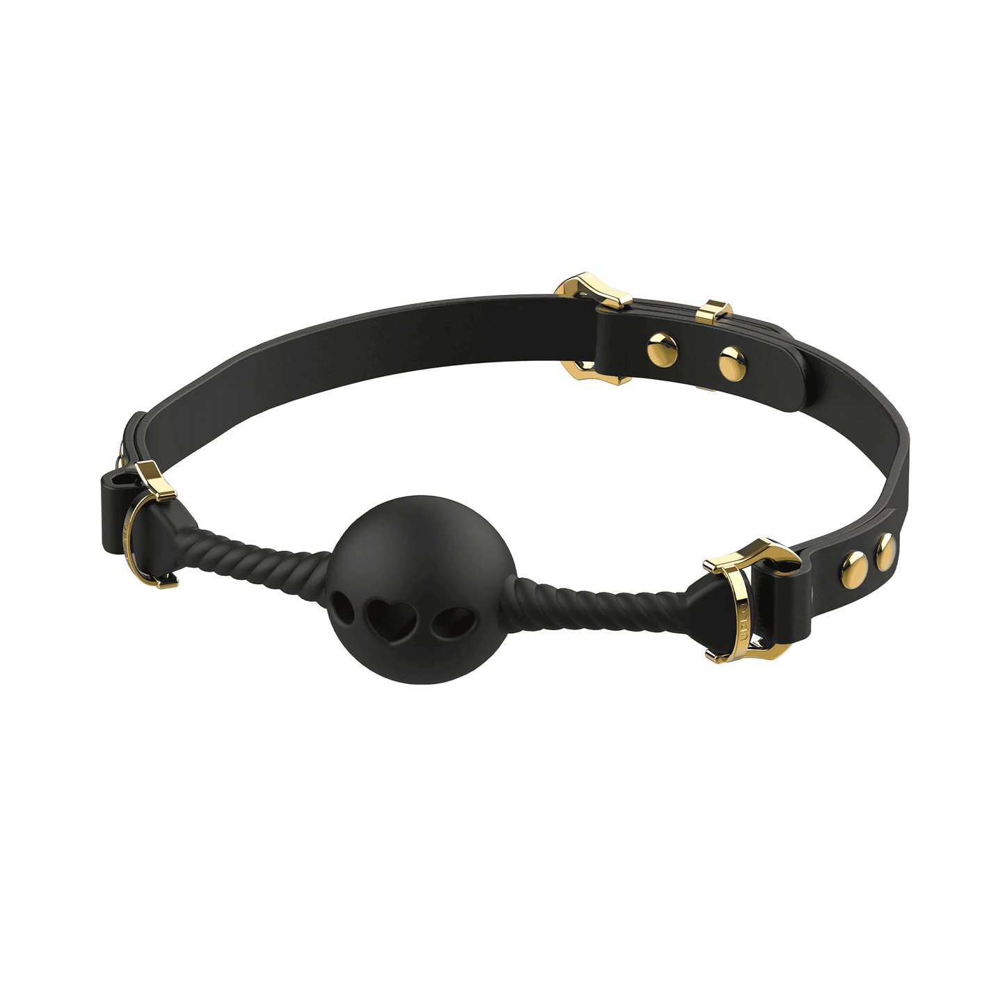 Discipline Breathable Mouth Gag with Heart