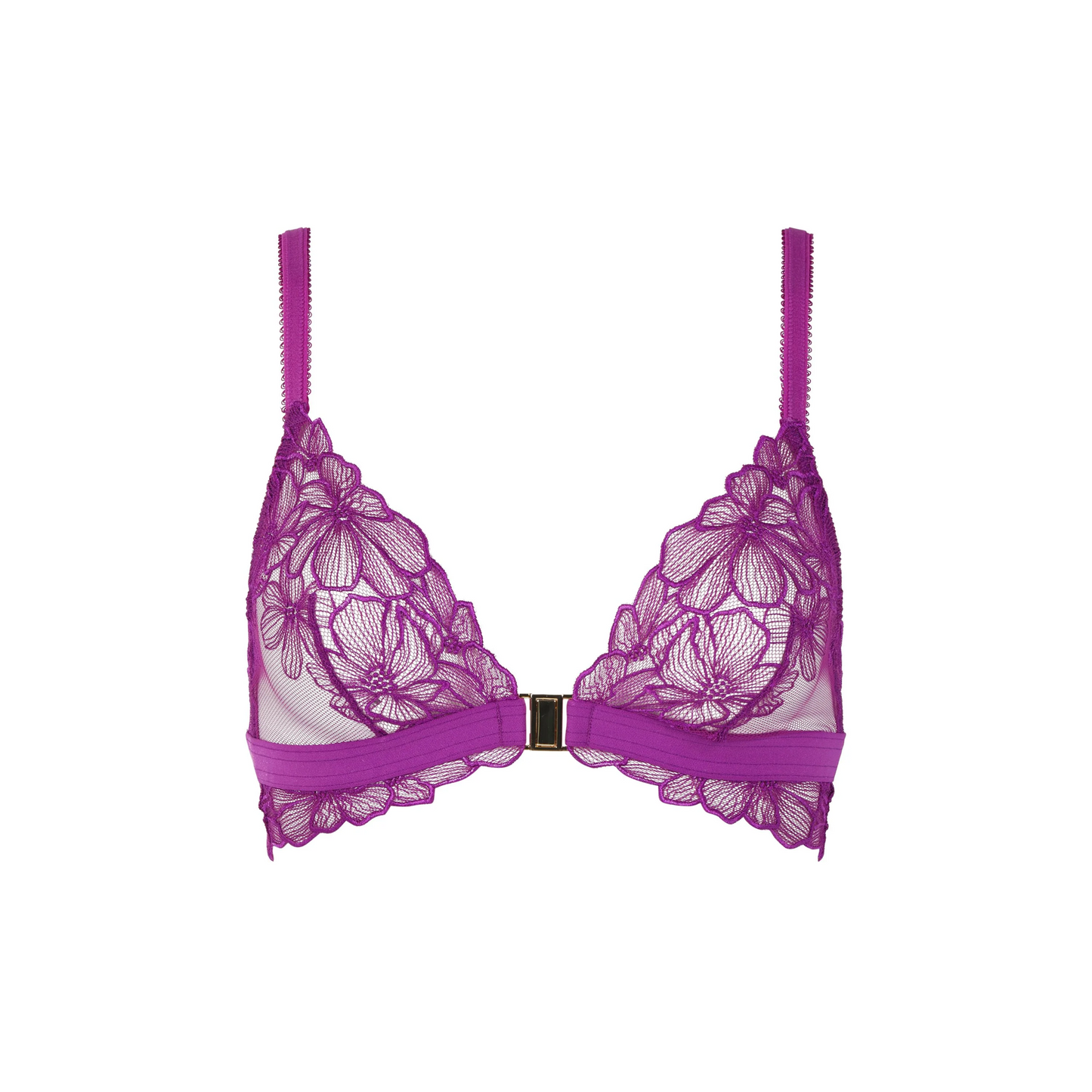 Symphonie Triangle Bralette Violet