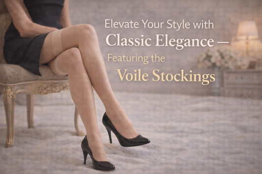 Elevate Your Style with Classic Elegance — Featuring the Voile Stockings