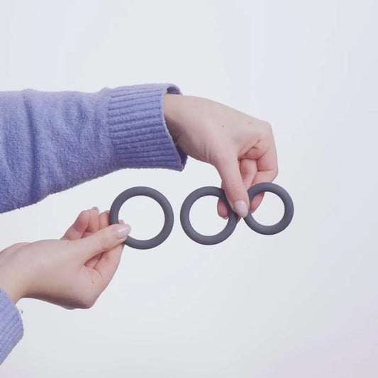 Sex and Mischief Nitrile Cock Ring 3-Pack