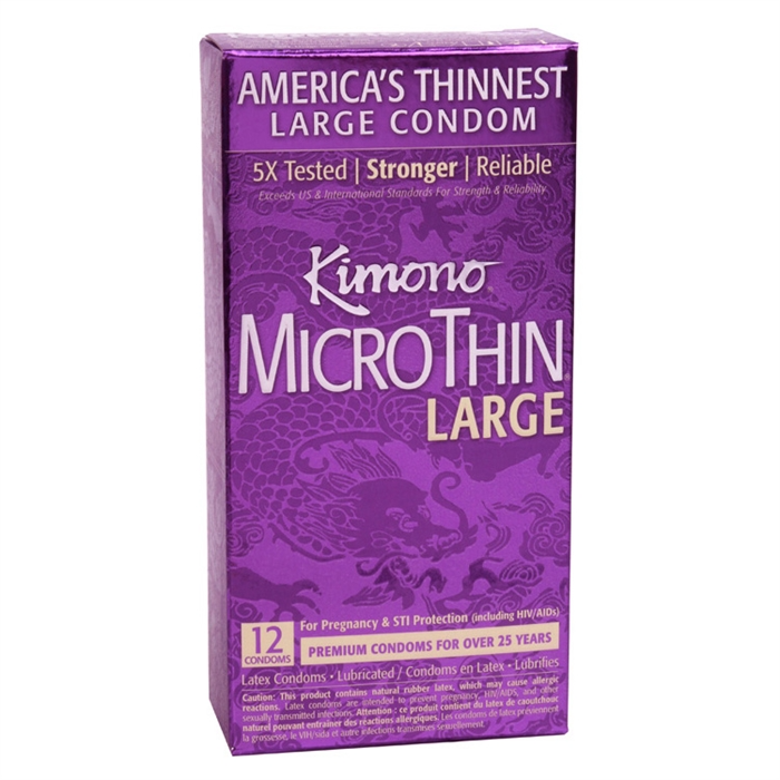 Kimono MicroThin Condoms Large