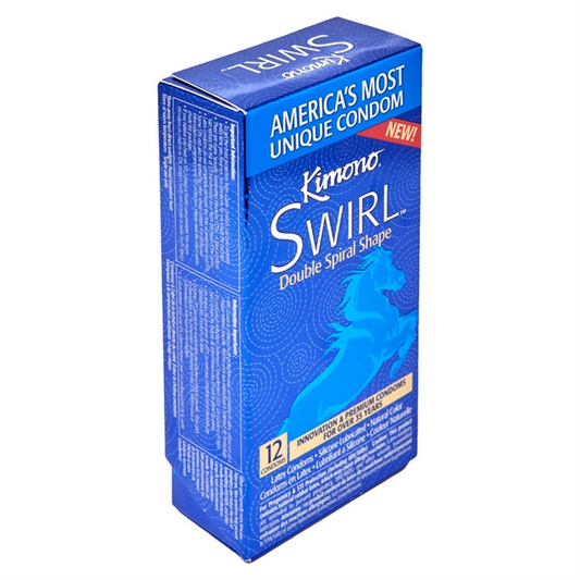 Kimono MicroThin Condoms Swirl 12 Pack