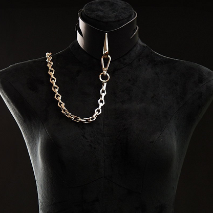 Liquide D'Or Leather Collar and Leash