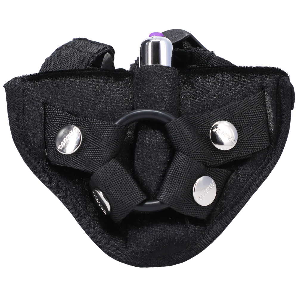 Vibrating Velvet Strap On