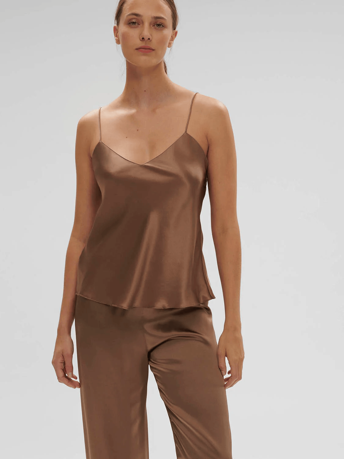 Dream Silk Cami Top Macchiato