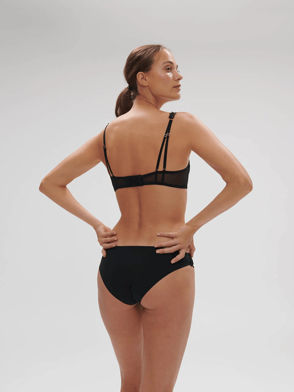 Mystic Half Cup Bra Black