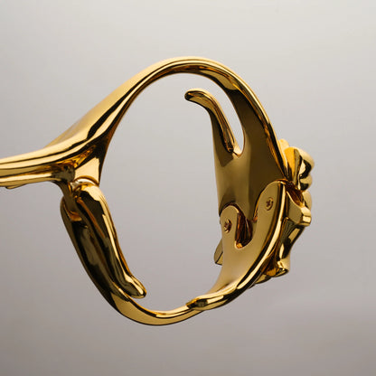 Aurum Wave Metal Handcuffs