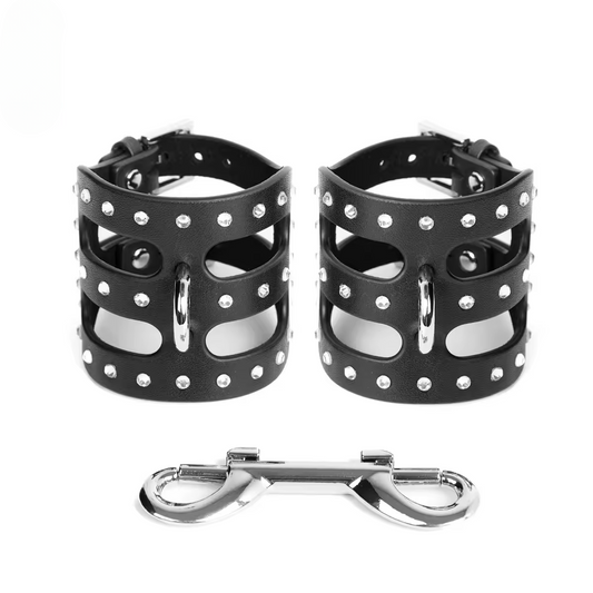 Diamant Vegan Leather Handcuffs