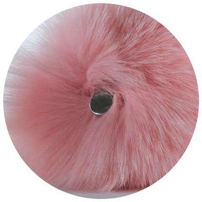 Pink Magnetic Sparkle Bunny Tail