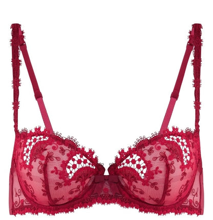 Wine Wish Half Cup Bra