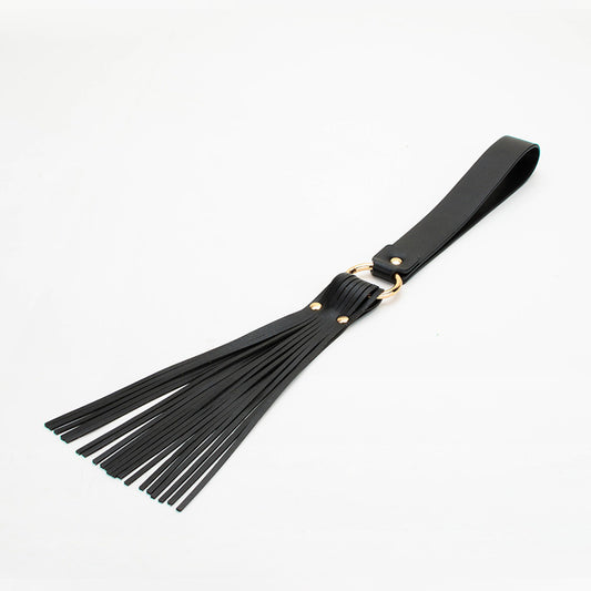 Vegan Leather Lash Flogger Black