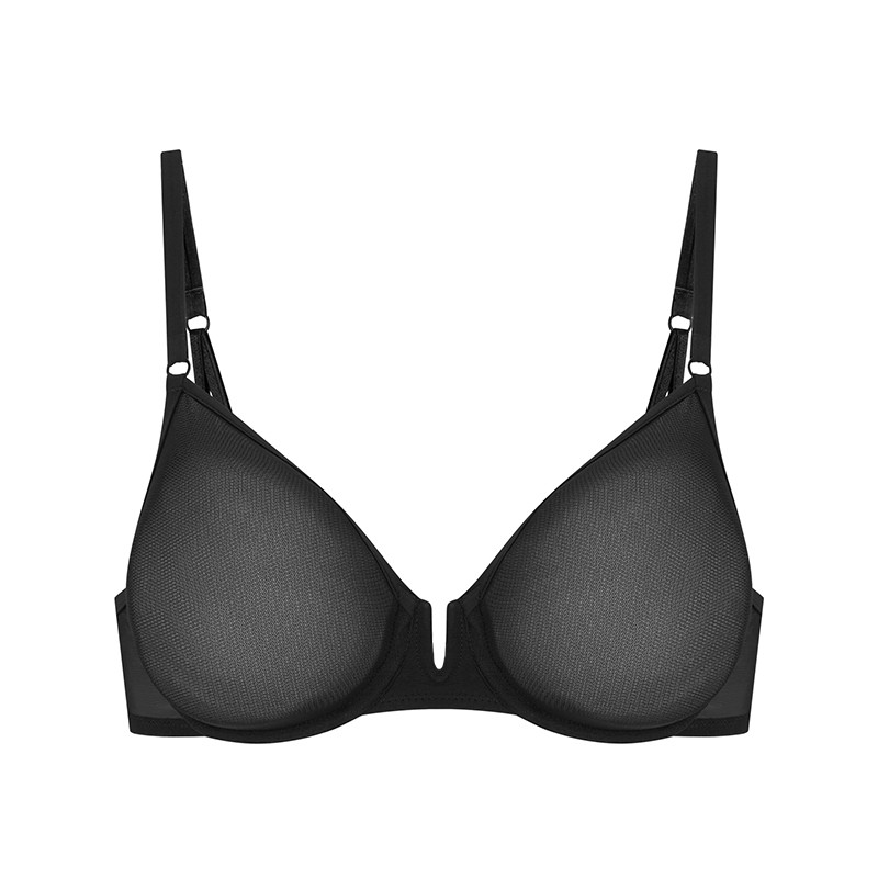 Simone Perele Rosalie Black Sheer Mesh Bra