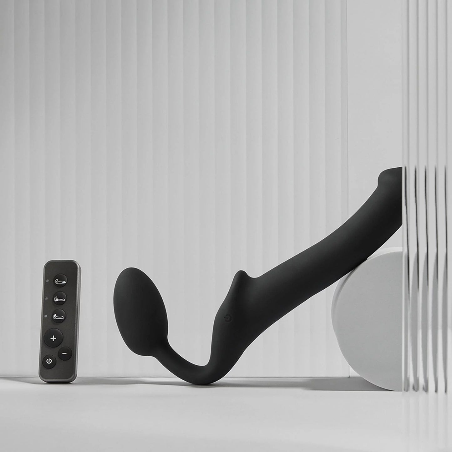 Vibrating Bendable Strap-On Medium