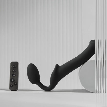 Vibrating Bendable Strap-On Medium