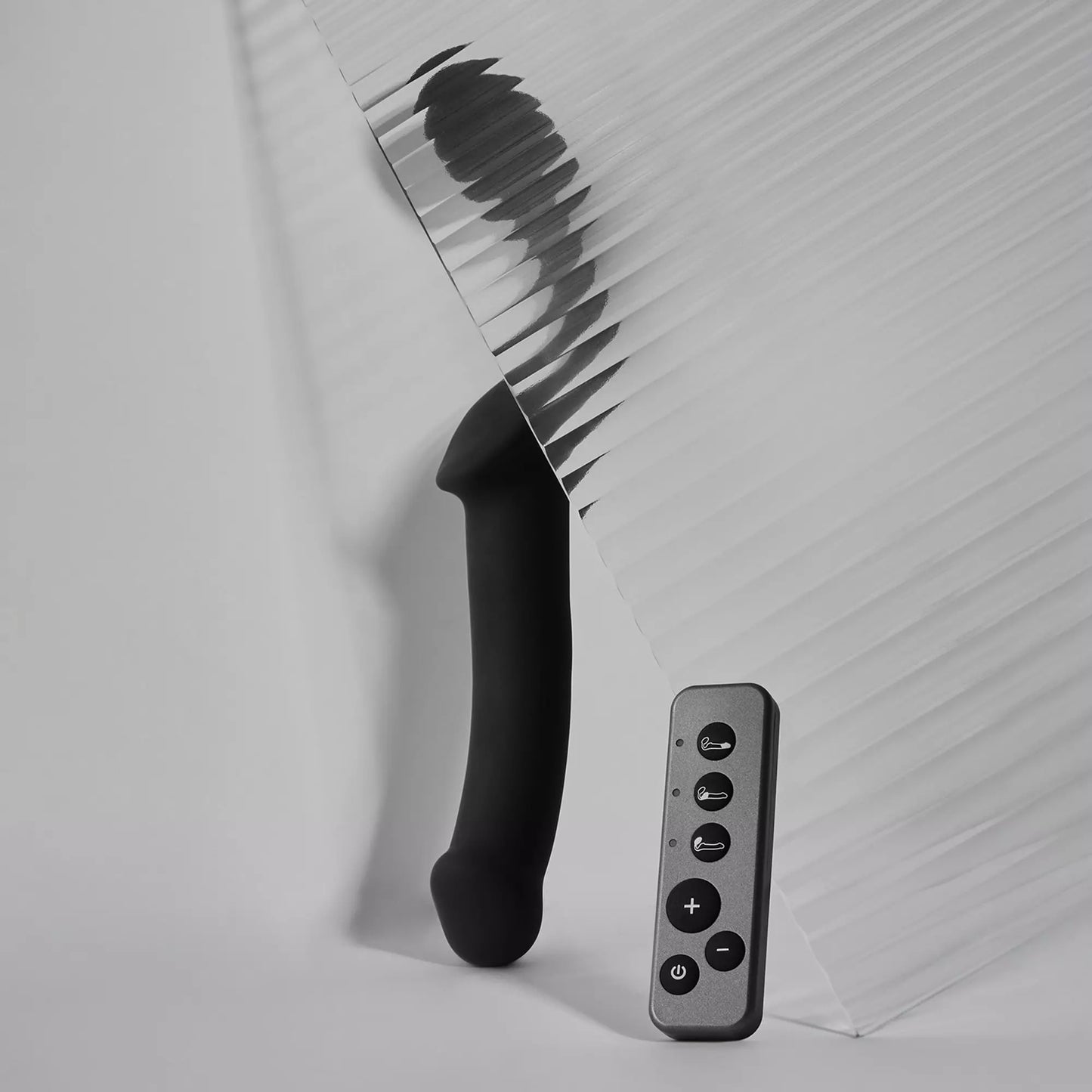 Vibrating Bendable Strap-On Medium