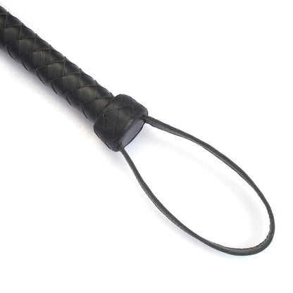 Le Souverin Heavy Leather Braided Flogger