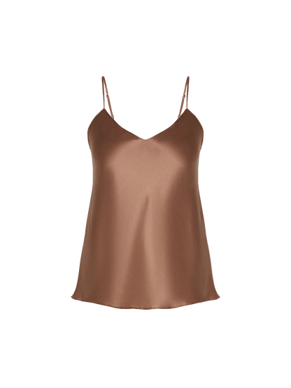 Dream Silk Cami Top Macchiato