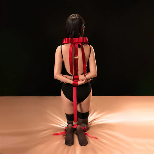 Bowknot Hogtie Portable Bondage Gear