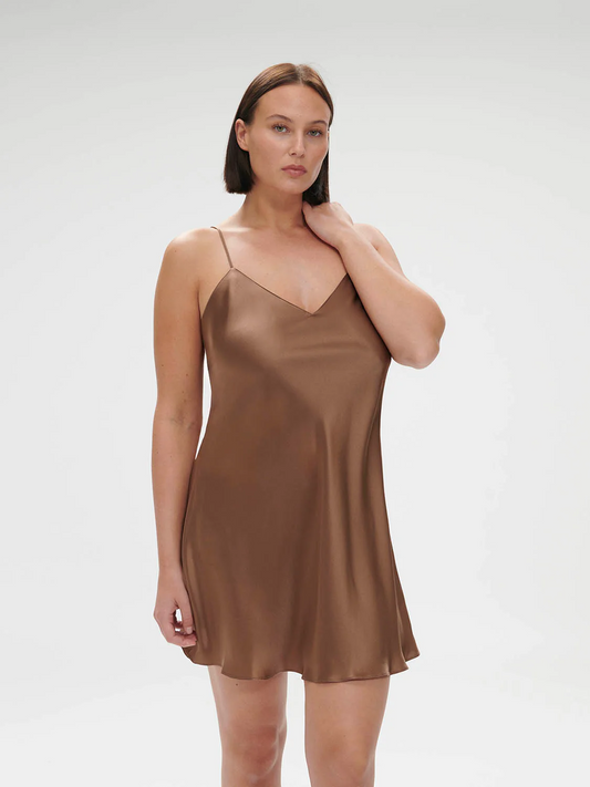 Dream Silk Chemise Macchiato