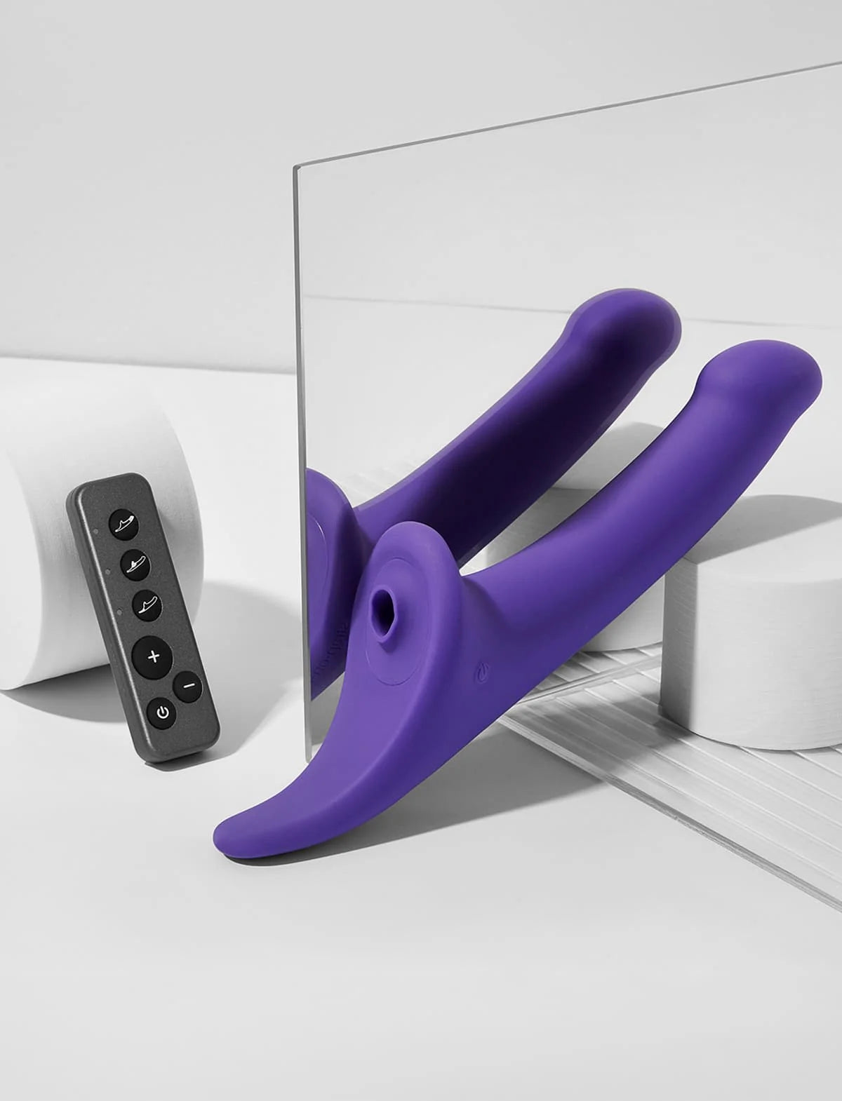 Multi-Orgasm Vibrating Strap On Dildo Small