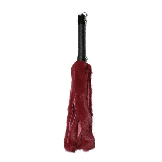 20" Rabbit Fur Flogger