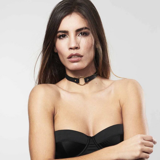 Vegan Single Choker Black
