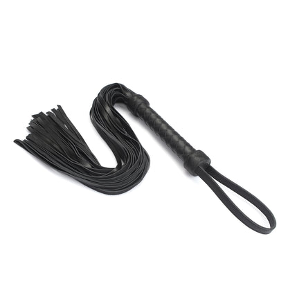 Le Souverin Heavy Leather Braided Flogger