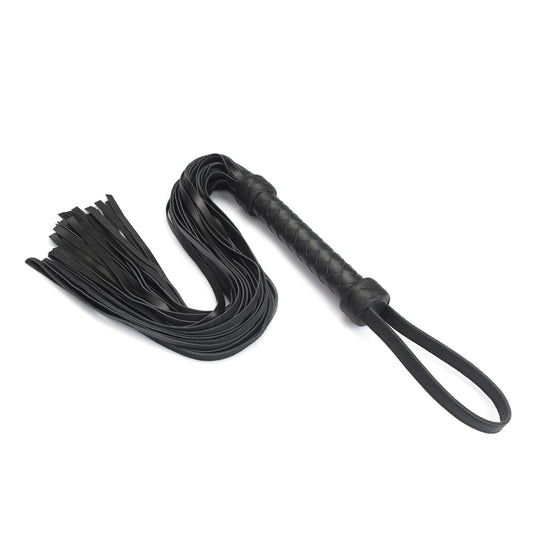 Le Souverin Heavy Leather Braided Flogger
