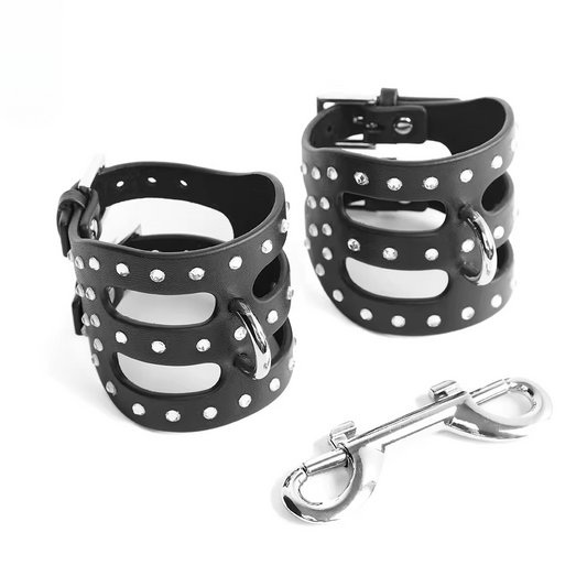 Diamant Vegan Leather Handcuffs