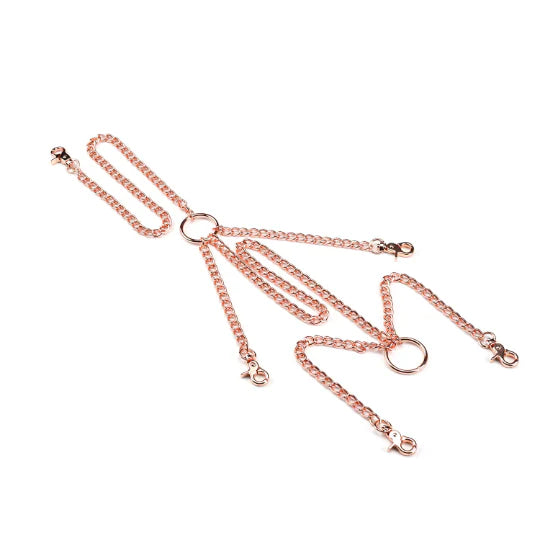 Rose Gold Full Body Chain Restraint Connector