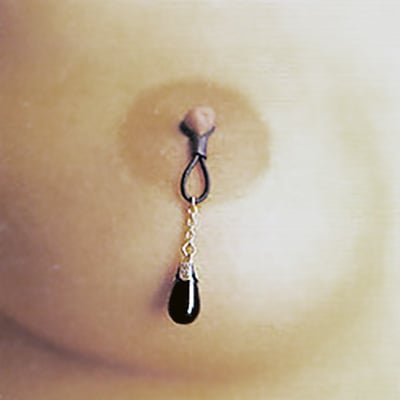 Parure Hematites Nipple Jewellry